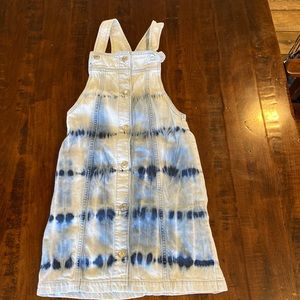 Gap overall dress. Super cute!
